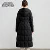 Snowflying Women's Goose Down Mid-Length Winter Puffer Jacket