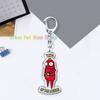Funny Horrible Game R.E.P.O Keyrings for Accessories Bag Key Chain Ring Jewelry Fans Gifts Horror Keychain Llaveros