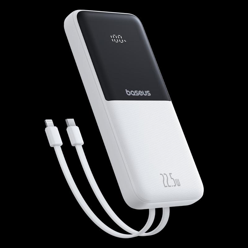 Baseus Fast Charge Digital Display Dual Cable 10000mAh 22.5W Power Bank