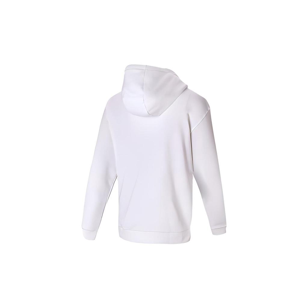 Adidas Originals Trefoil Leopard Print Logo Hoodie Men Outerwear White GT4361