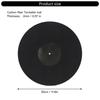 12inch Carbon Fiber Turntable Platters Mat for Record Players Mat Nonslip for Sound Playback Reduced Vibration