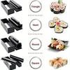 Sushi Mold DIY Sushi Ware Kjøkken Gadget Ris og grønnsaksrull Tang Sushirullverktøy