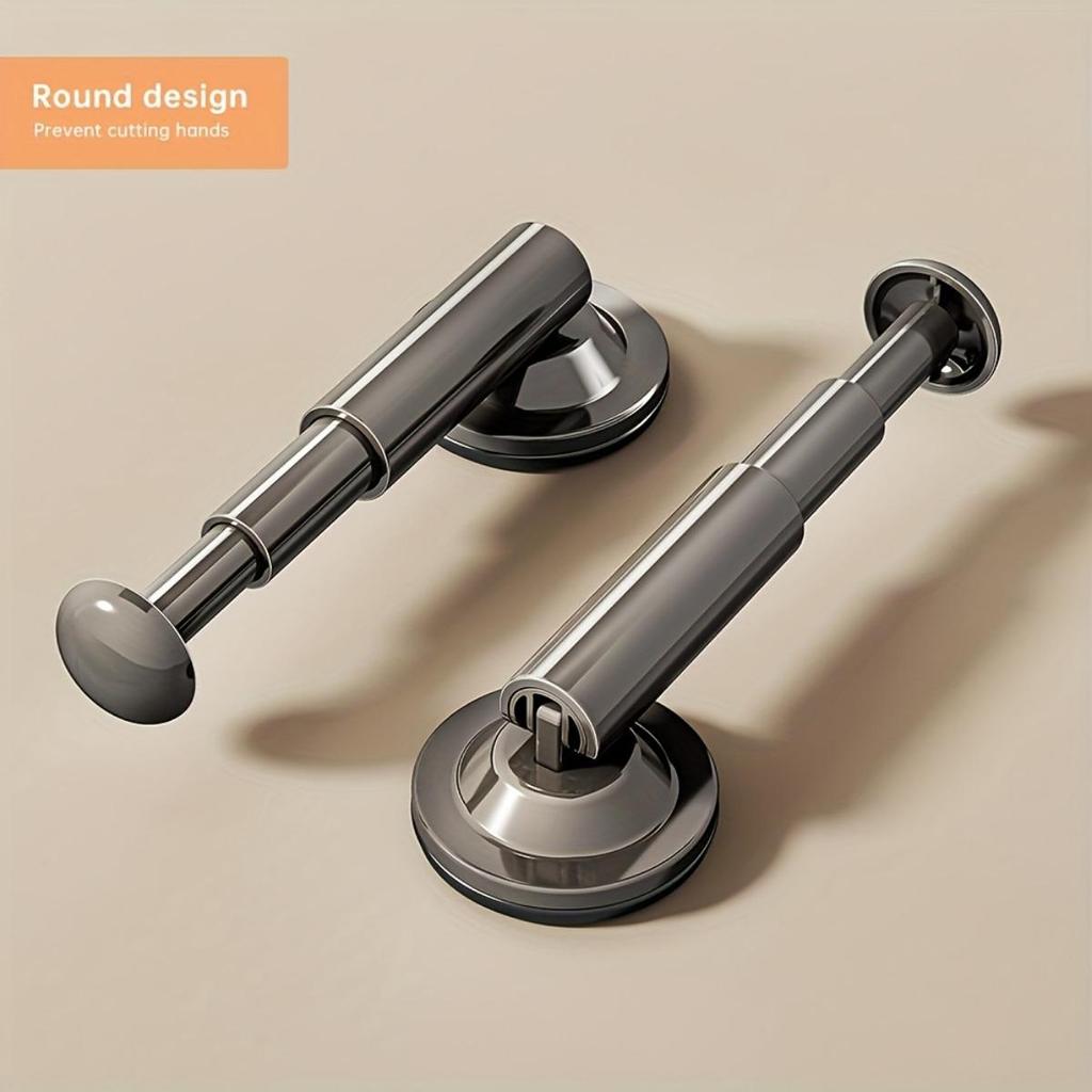 Two Commercial Clothes Hanger Storage Racks, Adjustable Length, No Need for Punching, Solid Material, Simple Style, Saving Space. Household Hangers