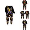 Cr7 Pattern Kids Pajama Set With Soft Fabric Cartoon Pattern For Boys And Girls