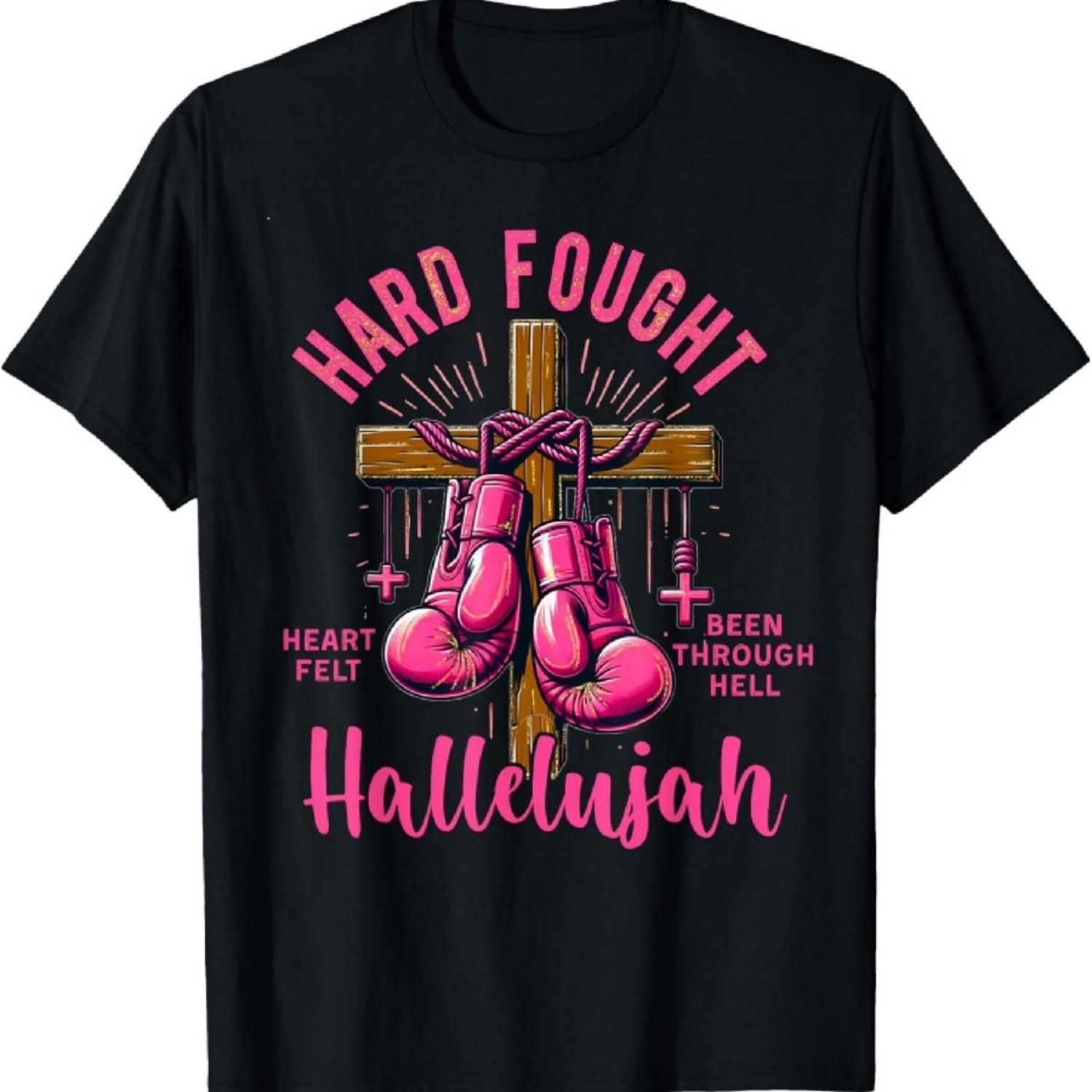 

Brandon Hard Fought Hallelujah Praise Jesus Lake T-Shirt XXXXXL чёрный
