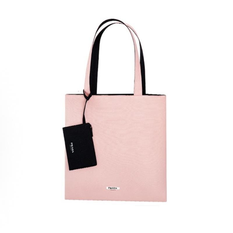 Borsa per cosmetici/necessaire Prada [Borsa personalizzata] Medusa bolla cuore rosa borsa a tracolla tela di alta gamma versatile di nicchia alla moda Cuore adorabile