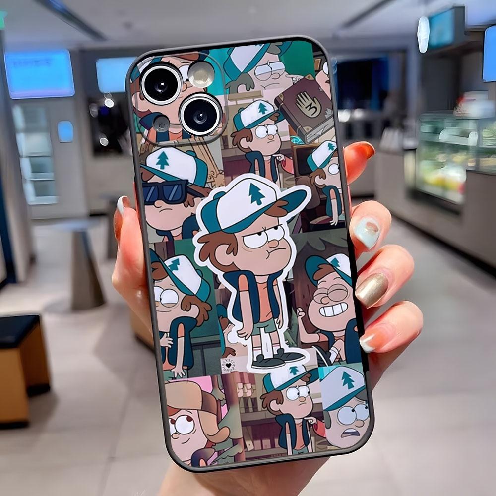 

G-Gravity F-Falls Phone Case Matte Translucent For IPhone 15 Pro 16 Pro Max 13 11 12 14 Xs X Xr 7 8 Plus Se Back Cover iPhone15 Plus