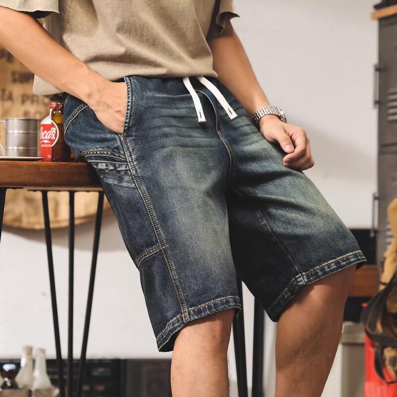 Men s Lyocell Denim Cargo Shorts 30