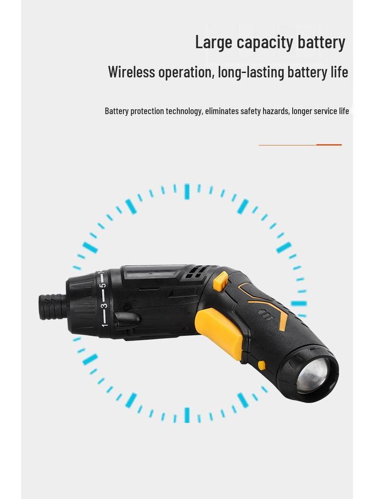 Multifunctional Electric Hand Drill & Screwdriver for Home Use