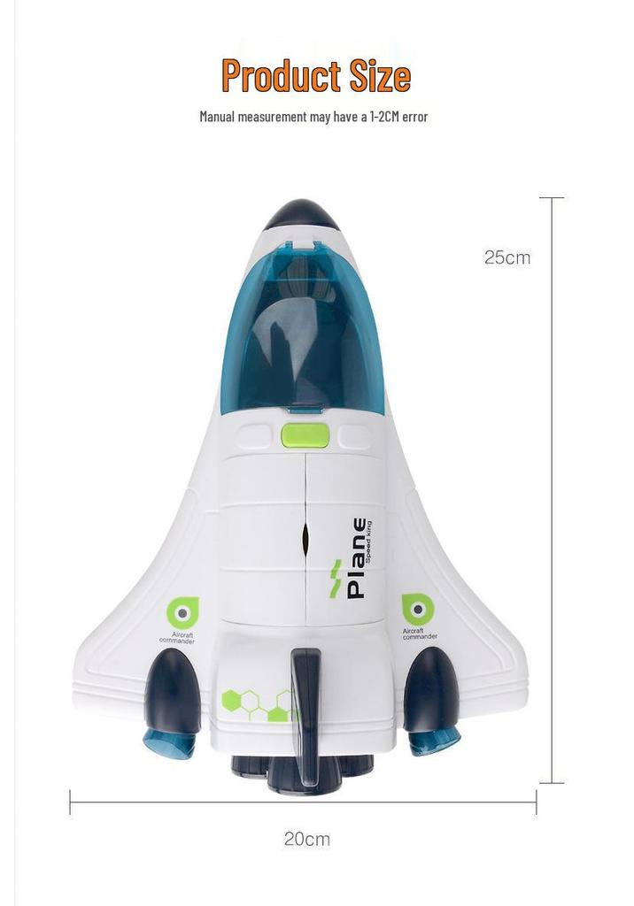Children's Educational Space Toy Set: Rocket, Space Station & Astronaut