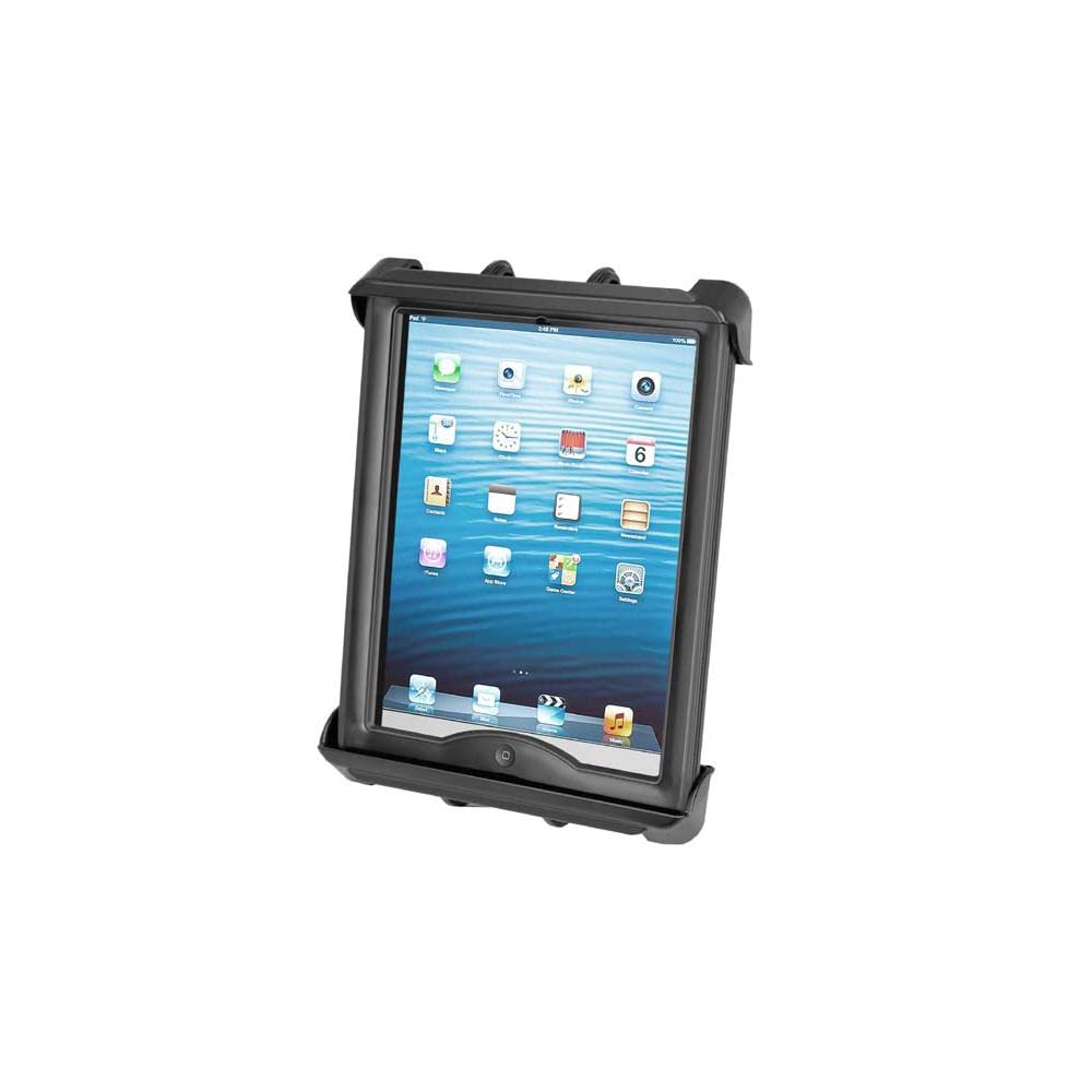 RAM MOUNTS Protective Case Compatible Cradle Holder for iPad iPad iPad and iPad LCD 1 TAB-TITE 1, 2, 3, 4, 10-inch Tablets, Black, Unit, RAM-HOL-TAB8U