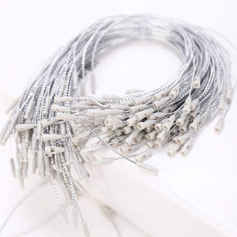 100PCS Gold Metallic Drawstring Ropes Sturdy Snap Closure Party Bullet Tip Festive Christmas DIY 20cm Xmas 20cm