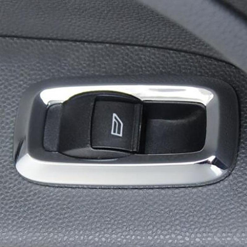 Color My Life ABS Chrom Fensterheberschalter Dekoration Panel Cover Trim Aufkleber für Ford Ecosport New Fiesta MK7