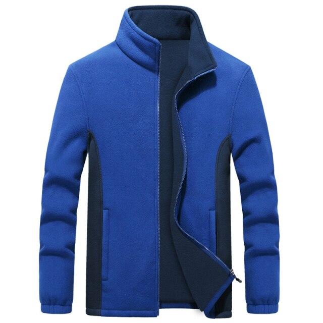 Mens Plus Size Softshell Fleece Jackets Male Warm Sweatshirts Thermal Coats Windbreaker Sportswear Brand Clothing  7XL 8XL 9XL