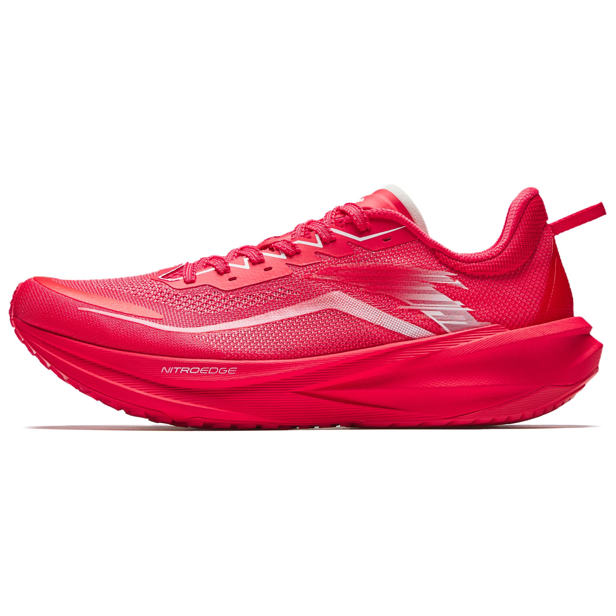 

New ANTA Plastic Pioneer Running Shoes Men s Low top Crimson Red/ANTA White 912535589-4 43
