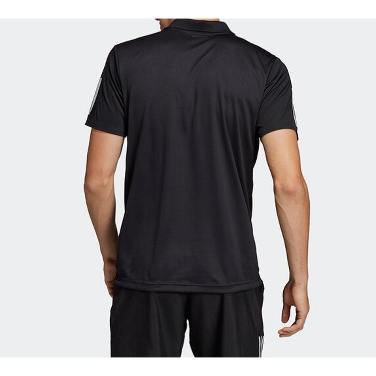 adidas 3 Stripes Polo Shirt Men's Black (Unisex) Polo Shirts DU0848
