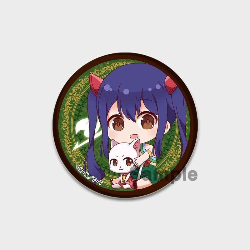 58MM Cute Fairy Tail Email Pins Cosplay Odznak Kreslený Natsu Lucy Brož Anime Pin Collection Batohy Oblečení Klobouk Dekorace Dárky