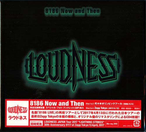 

CD LOUDNESS 8186 Now and Then Limited Edition WPCL1278790 WARNER MUSIC JA 2017 Japan Obi Metal