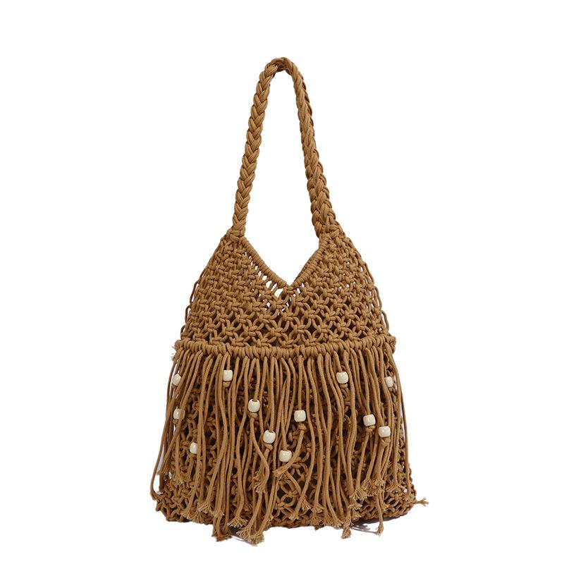 Large-capacity Rope-woven Casual Shoulder Bag Tote Bag