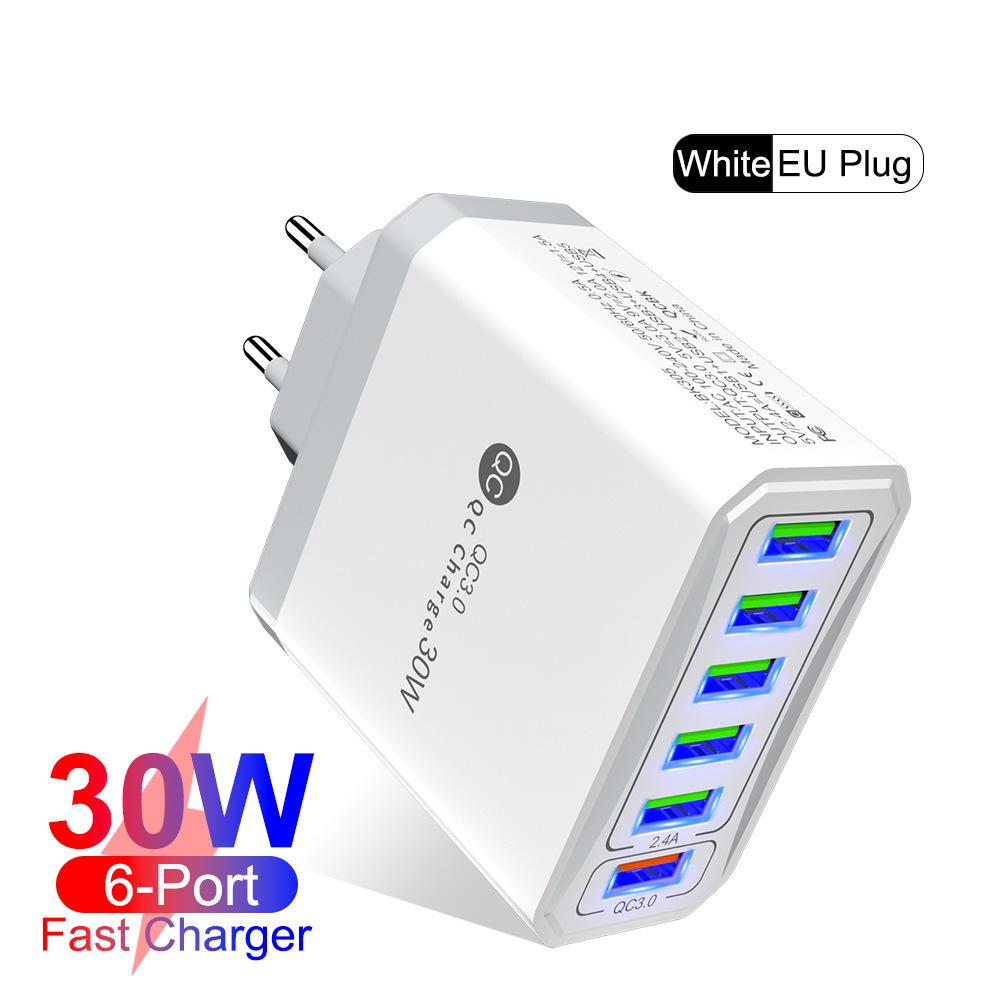 PD65W GaN Dual-Port Fast Charger for Computers and Tablets - European Standard Adapter