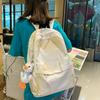 College Style Graffiti Student Schoolbag Junior High School Student Large Capacity Simple Soft Sister Backpack