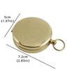 1PC Compass Watch Outdoor Camping Hiking Portable Pocket Brass Gold Color Copper Compass Navigation with Noctilucence Display