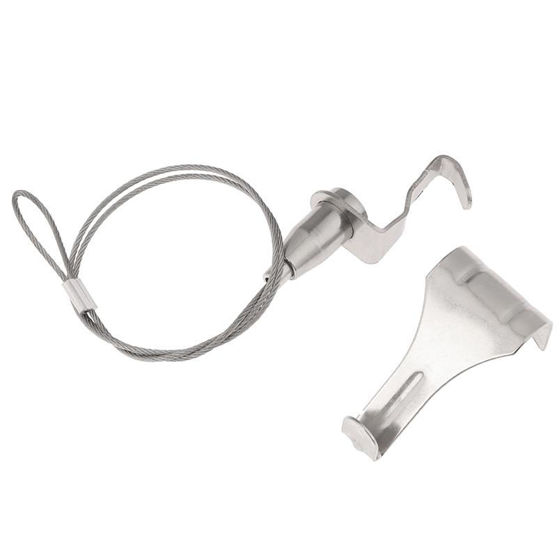 0.5-2M Adjustable Art Display Hanger 304 Stainless Steel Wire Cable Hanging Kit For Gallery Paint Picture Ceiling Suspension