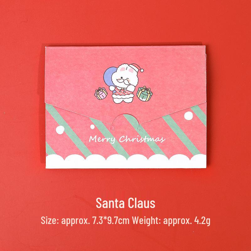 Cartoon Christmas & Holiday Greeting Cards with Envelopes - DIY Folding for Birthday & New Year Wishes