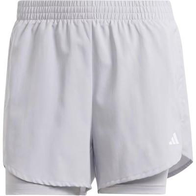 Aeroready M4T Minimal Solid Logo Quick-Dry Two-In-One Three-Quarter Casual Shorts Women Shorts Honor-Grey IX1008
