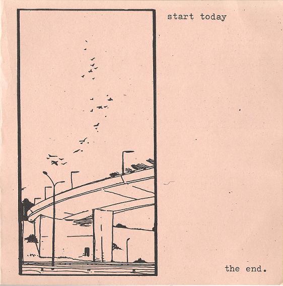 

7inch Record START TODAY - The End. numberfive No Looking Back 1996 Sweden Rock Used