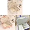 Jewelry Box Vintage Jewelry Storage Box With Multiple Compartments For Travel And Gift Use