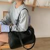 Soft PU Leather Women Shoulder Bags Large Capacity Shopping Bag Casual Female Square Tote Bags Simple Ladies Travel Handbags