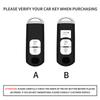 Leather Car Smart Remote Key Case Cover Shell for Mazda 3 6 Atenza Axela Demio CX5 CX3 CX7 CX9 MX5 Key Protector Fob Keychain