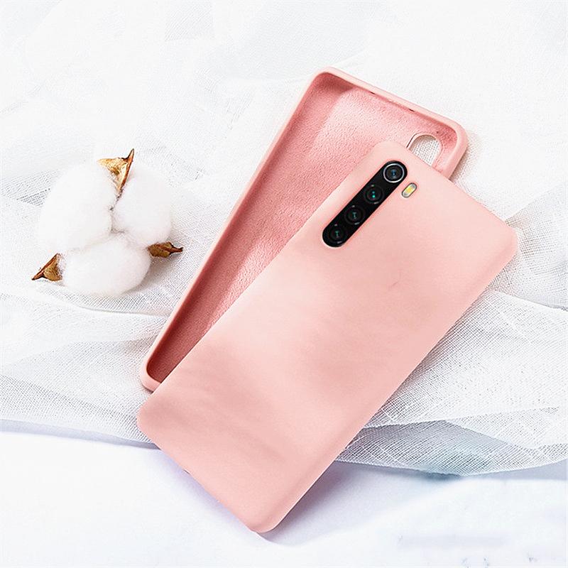 

Чехол для Oneplus 8T, чехол для Oneplus Nord, жидкий силиконовый мягкий резиновый защитный чехол, чехол Funda для Oneplus 9 Pro 8T Nord 8 7T For Oneplus 8 розовый