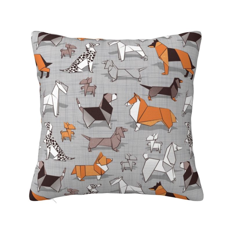 Nordic Kawaii Dachshund Cushion Cover Soft Sausage Badger Wiener Dog Pillow Case Decoration