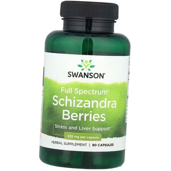 

Schizandra, Full Spectrum Schizandra Berries 525, Swanson 90caps (71280124) 90caps
