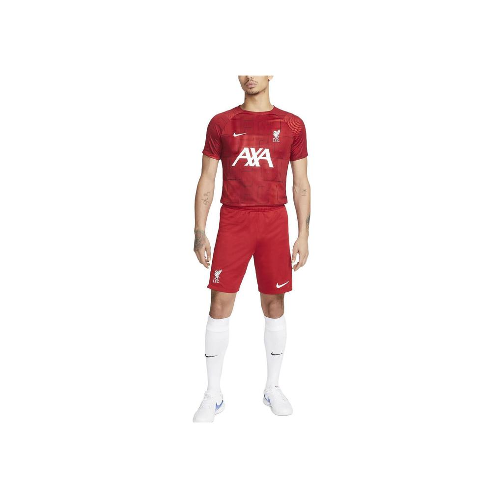 Nike T-shirt à manches courtes ajusté avec logo brodé Liverpool FC Academy Pro Homme Hauts DX3614-688