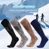 Winter Men's Merino Wool Long Ski Socks, Outdoor Fishing and Mountaineering Thickened Warm Professional Sports Socks