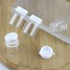 3/6/10Pcs Cosmetic Jars Travel Glass Containers Clear Buttercream Bottles With Lids & Inner Plug Mini Refillable Boxes