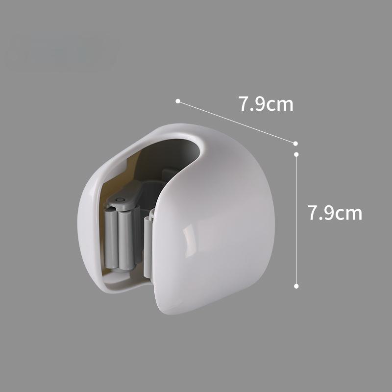 

Настенный держатель для швабры, настенная бытовая стойка для хранения, вешалка для хранения, вешалки для швабры, органайзер для кухни и ванной комнаты белый