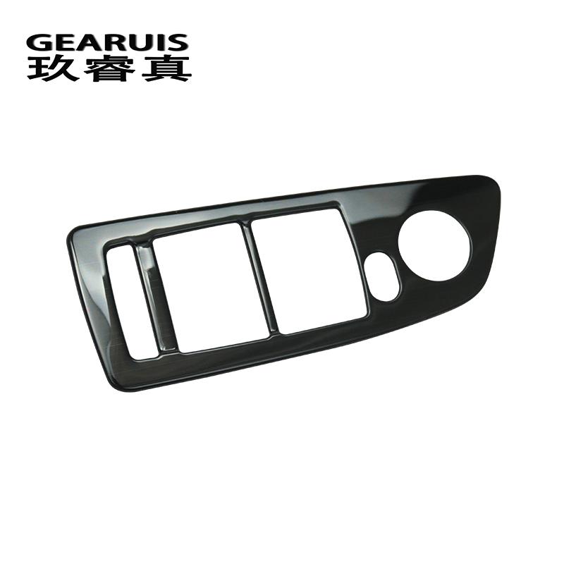 Car Styling Door Window Lift Switch Buttons Stickers For BMW 1 Series E81 2007-2011 Auto Interior Button Trim Covers