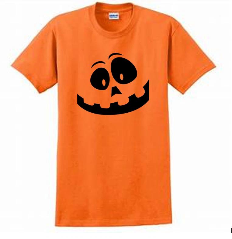

Смешная футболка Jack o Lantern Оранжевая тыква Костюм на Хэллоуин Вечеринка Футболка L