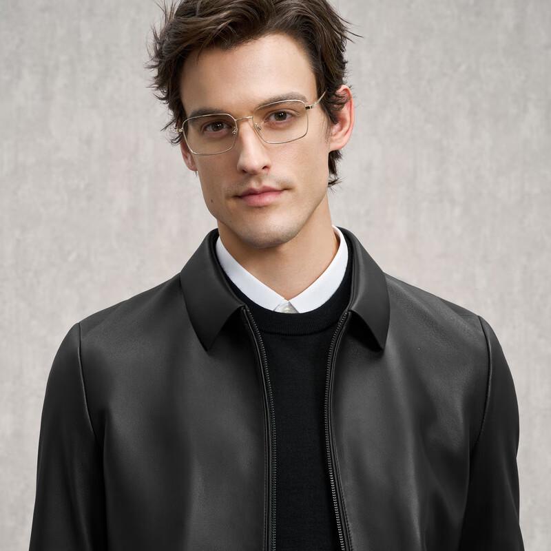 

Мужская классическая куртка из кожи ягненка EMZ 3XL