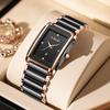 LIGE Fashion Elegant Women's Watches Full Ceramics Strap Luxury Ladies Bracelet Quartz Watches for Women Gifts Reloj Mujer+Box