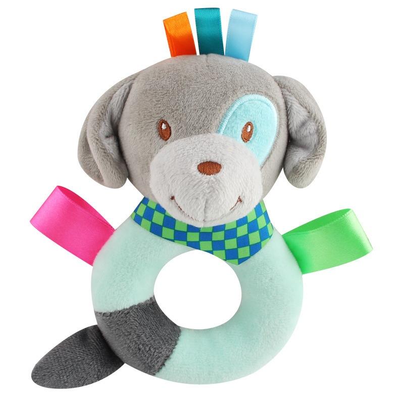 Baby Plüsch Runde Rassel 0-1-3 Jahre Altes Baby Handgegriffen Bettglocke Spielzeug