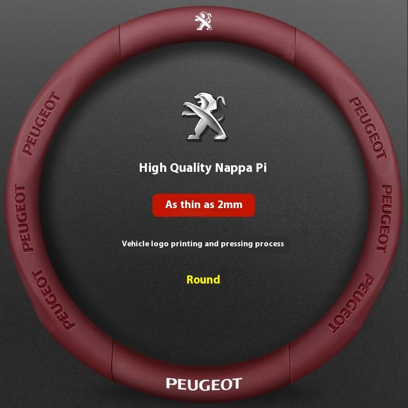 Car Steering Wheel Cover For Peugeot 106 107 108 206 207 208 301 307 308 406 407 408 508 607 2008 3008 4008 5008 GT RCZ Rifter
