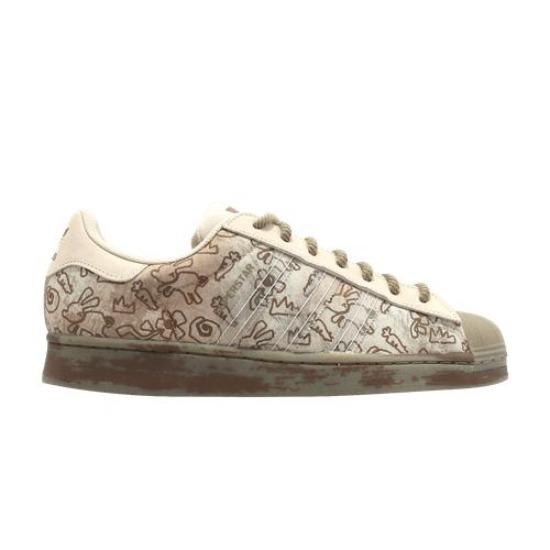 

Adidas Melting Sadness x Superstar Графика по всей поверхности Прозрачно-коричневый Мужские H06343 EU 46.5 коричневый/чистый