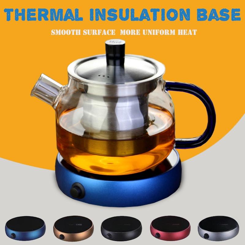 5 Colors Water Heater Desktop Coffee Milk Tea Warmer Heater Cup Mug Warming Trays 220V-250V Portable Electric Heating Coasters
