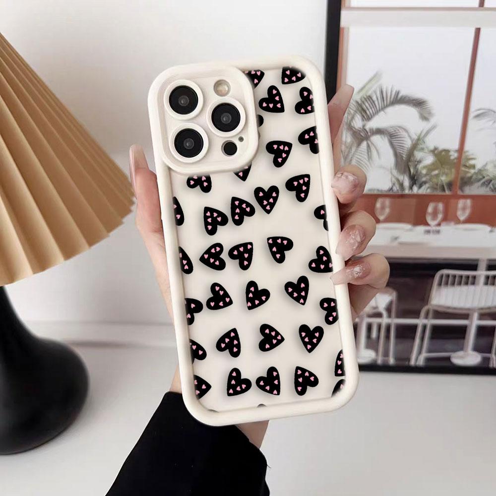 Loving Heart Is Love Phone Case For iPhone Apple 17 AIR 16 16E 11 12 13 14 15 XR Plus Pro Max DIY Case TPU Shockproof Cover Capa