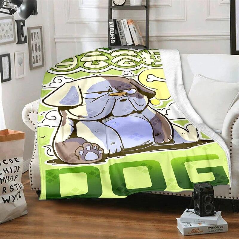 Twelve Chinese Zodiac Signs Pattern Printing Manta Sofa Bed Cover Soft  Blanket Plaid Soft Warm Flannel Throw Blankets Fans Gif